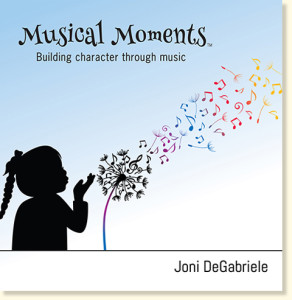 Music CD Cover - Original children's music by singer Joni DeGabriele