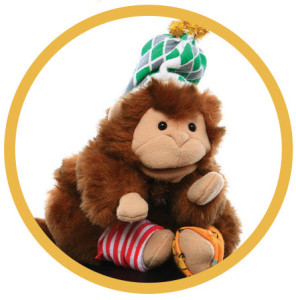 Musical Moments Puppet - Spunky the Monkey